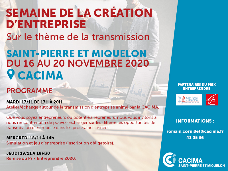 Semaine création d'entreprise