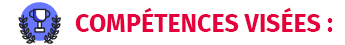 compétences visées